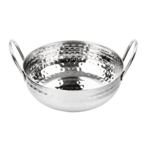 Plat Kadai Gehamerd in RVS Tafelpresentatie 170 mm - Gastronoble