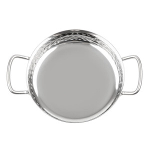 Plat en Inox Martelé Tafelpresentatie 125mm - Gastronoble
