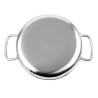 Plat en Inox Martelé Tafelpresentatie 125mm - Gastronoble