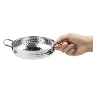Plat en Inox Martelé Tafelpresentatie 150mm - Gastronoble