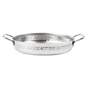 Plat en Inox Martelé Tafelpresentatie 180mm - Gastronoble