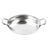 Plat en Inox Martelé Tafelpresentatie 180mm - Gastronoble