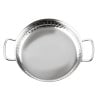 Plat en Inox Martelé Tafelpresentatie 180mm - Gastronoble