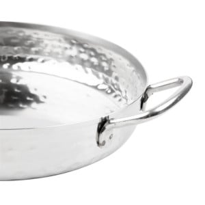 Plat en Inox Martelé Tafelpresentatie 180mm - Gastronoble
