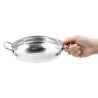 Plat en Inox Martelé Tafelpresentatie 180mm - Gastronoble