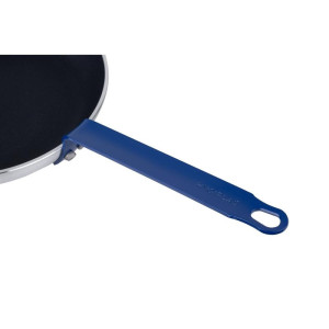 Antikleef Aluminium Koekenpan Teflon Plus Blauwe Handgreep 28cm - Gastronoble