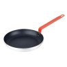 Antiaanbakpan Aluminium Teflon Rode Handgreep 240mm - Gastronoble