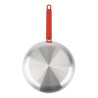 Antihaft-Aluminium-Pfanne Teflon Roter Griff 240mm - Gastronoble