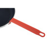 Antiaanbakpan Aluminium Teflon Rode Handgreep 240mm - Gastronoble