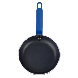 Antikleef Aluminium Koekenpan Teflon Blauwe Handgreep 20cm - Gastronoble