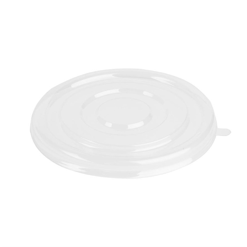 Recycelbare PET-Deckel Fiesta für Schalen von 400/500 ml - Packung mit 50 - Gastronoble