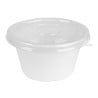 Recyclable PET-deksels Fiesta voor kommen van 400/500 ml - Set van 50 - Gastronoble