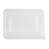 Recyclable PET Fiesta Lids for Bagasse Trays - Pack of 100 - Gastronoble