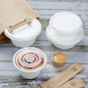 Bols in Bagasse Fiesta Composteerbaar 900 ml - Set van 50 - Gastronoble