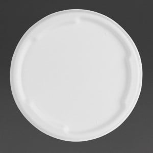 Composteerbare deksels van bagasse Fiesta voor kommen van 750/900 ml - Set van 50 - Gastronoble