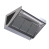 Hotte Snack 700 Led Sans Moteur Dynasteel - Länge 1400 mm, Inox AISI304