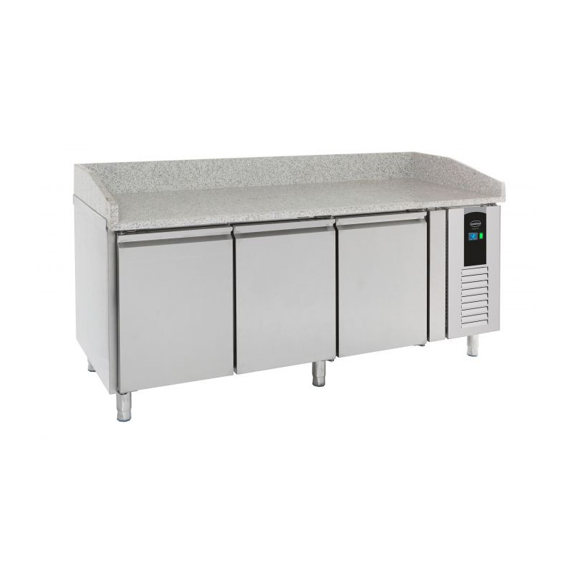 Voorbereidingstafel voor Pizza met 3 Deuren - 410 L - CombiSteel