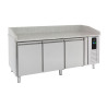 Voorbereidingstafel voor Pizza met 3 Deuren - 410 L - CombiSteel