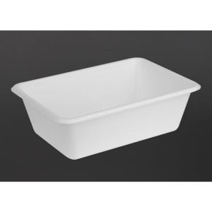 Composteerbare Suikerriet Voedselbakjes Fiesta 800ml - Set van 100 - Fiesta Green