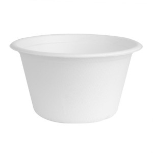 Bagasse-Schalen Fiesta kompostierbar 500 ml - Packung mit 50 - Gastronoble