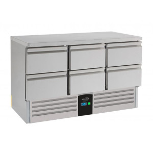 Positieve Koelwerkbank met 6 Laden - 400 L - CombiSteel