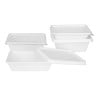 Composteerbare Bagasse Deksel voor Schalen - Set van 100 - Fiesta Green