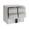 Positieve Koelwerkbank met 4 Laden - 257 L - CombiSteel