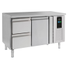 Positieve Koelwerkbank met 1 Deur en 2 Laden Energy Line - 190 L