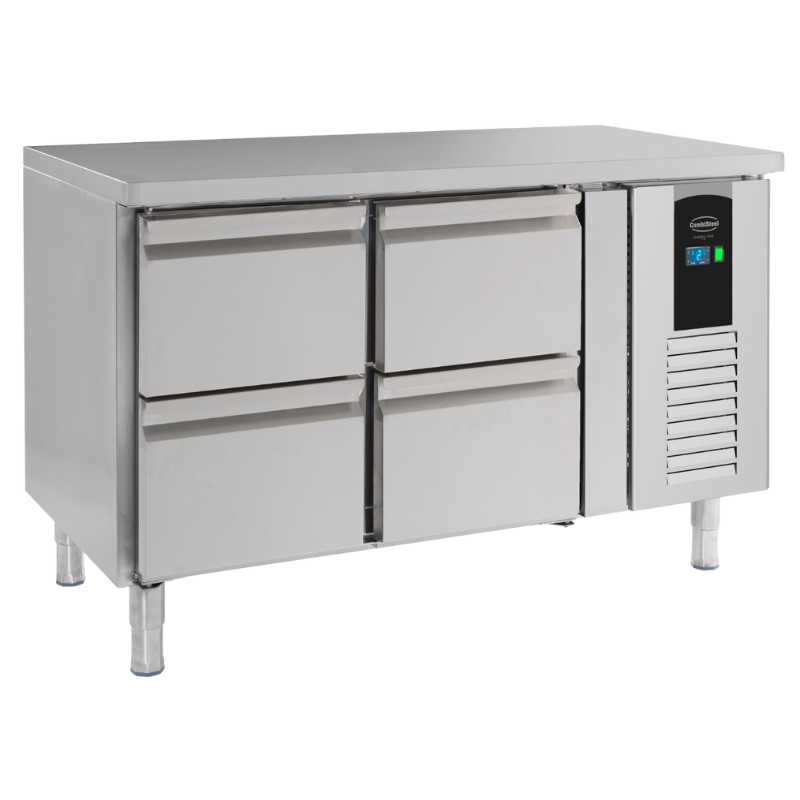 Positive Kühltisch mit 4 Schubladen Energy Line - 190 L