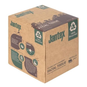 Würfel aus recyceltem Taschentuch 100 Blätter - Packung mit 36 - Jantex