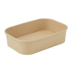 Barquettes Alimentaires Rectangulaires Recyclable 500 ml - Lot de 300 - Fiesta Green