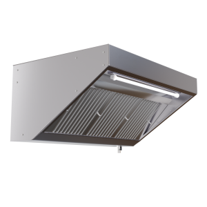 Snackhaube 700 mit LED und ohne Motor von Dynasteel - Länge 2000