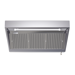 Snackhaube 700 mit LED und ohne Motor von Dynasteel - Länge 2000
