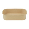 Rectangular Recyclable Food Trays 600 ml - Pack of 300 - Fiesta Green