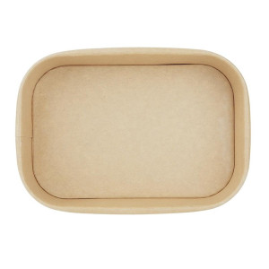 Rectangular Recyclable Food Trays 600 ml - Pack of 300 - Fiesta Green