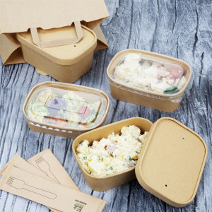 Rectangular Recyclable Food Trays 600 ml - Pack of 300 - Fiesta Green