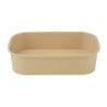 Rechthoekige Recycleerbare Voedselbakjes 750 ml - Set van 300 - Fiesta Green