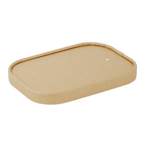 Paper Lids for Rectangular Trays - Pack of 300 - Fiesta