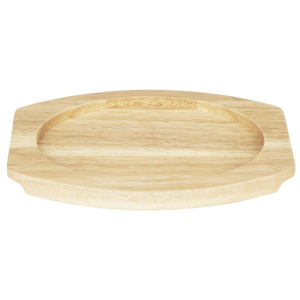 Plank voor Ovale Gietijzeren Schotel - 260x165 mm