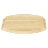 Plank voor Ovale Gietijzeren Schotel - 260x165 mm