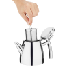 Konische isolierte Teekanne aus Edelstahl - 0,35 L