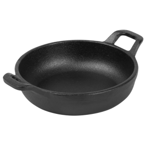 Rond Oorvormig Gietijzeren Bord - 120 mm
