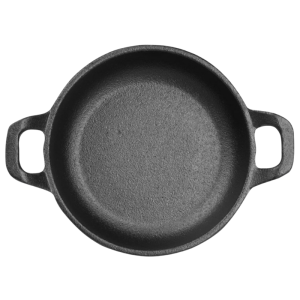 Rond Oorvormig Gietijzeren Bord - 120 mm