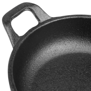 Rond Oorvormig Gietijzeren Bord - 120 mm