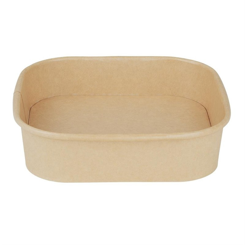 Rechthoekige Recycleerbare Bakjes 1000 ml - Set van 300 - Fiesta Green Rechthoekige Recycleerbare Bakjes 1000 ml - Set van 300 - Fiesta Green