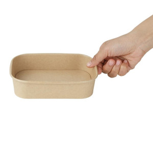 Rechthoekige Recycleerbare Bakjes 1000 ml - Set van 300 - Fiesta Green