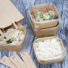 Rechthoekige Recycleerbare Bakjes 1000 ml - Set van 300 - Fiesta Green