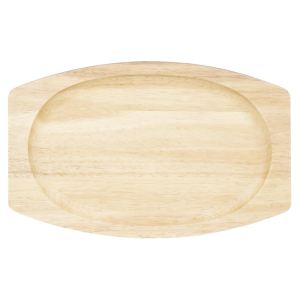 Brett für ovalen Gusseisenteller - 335x205 mm