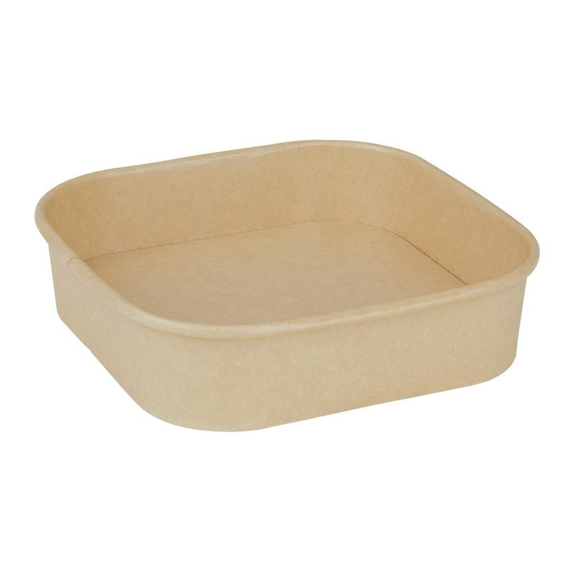 Rechthoekige Recycleerbare Bakjes 1200 ml - Set van 300 - Fiesta Green Rechthoekige Recycleerbare Bakjes 1200 ml - Set van 300 - Fiesta Green