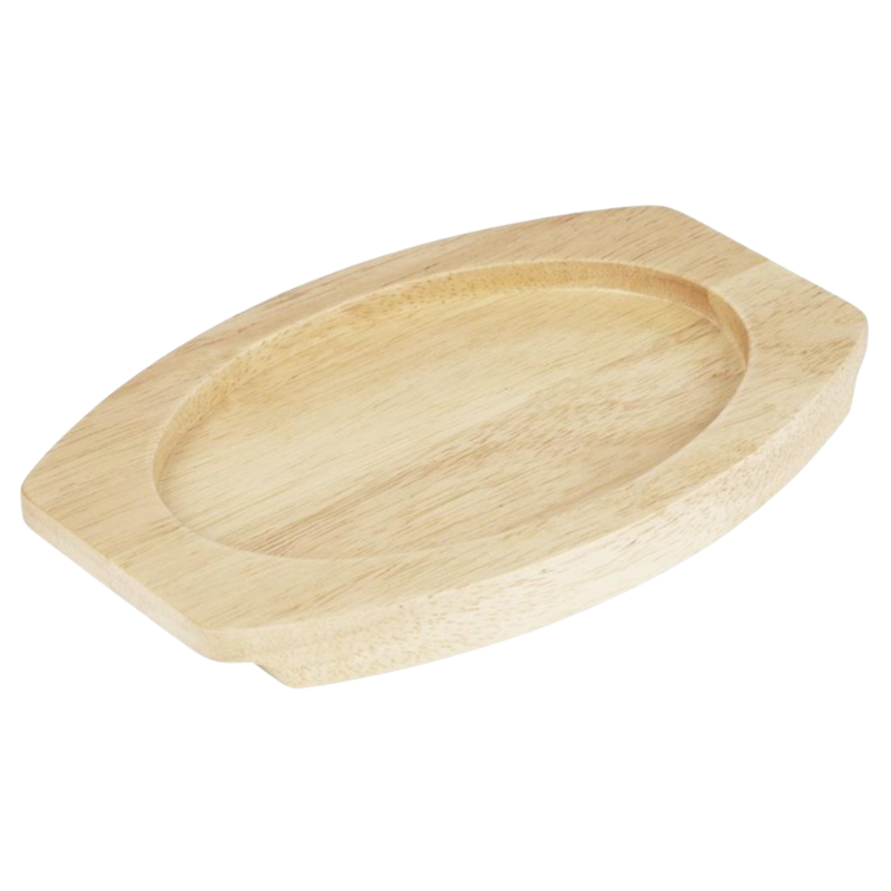Plank voor Ovale Gietijzeren Schotel - 230x135 mm Plank voor Ovale Gietijzeren Schotel - 230x135 mm